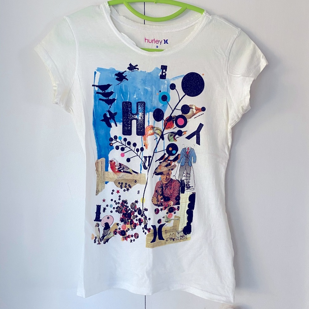HURLEY graphic top